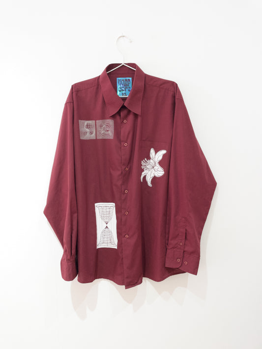 wine time thief long shirt - Sz XL