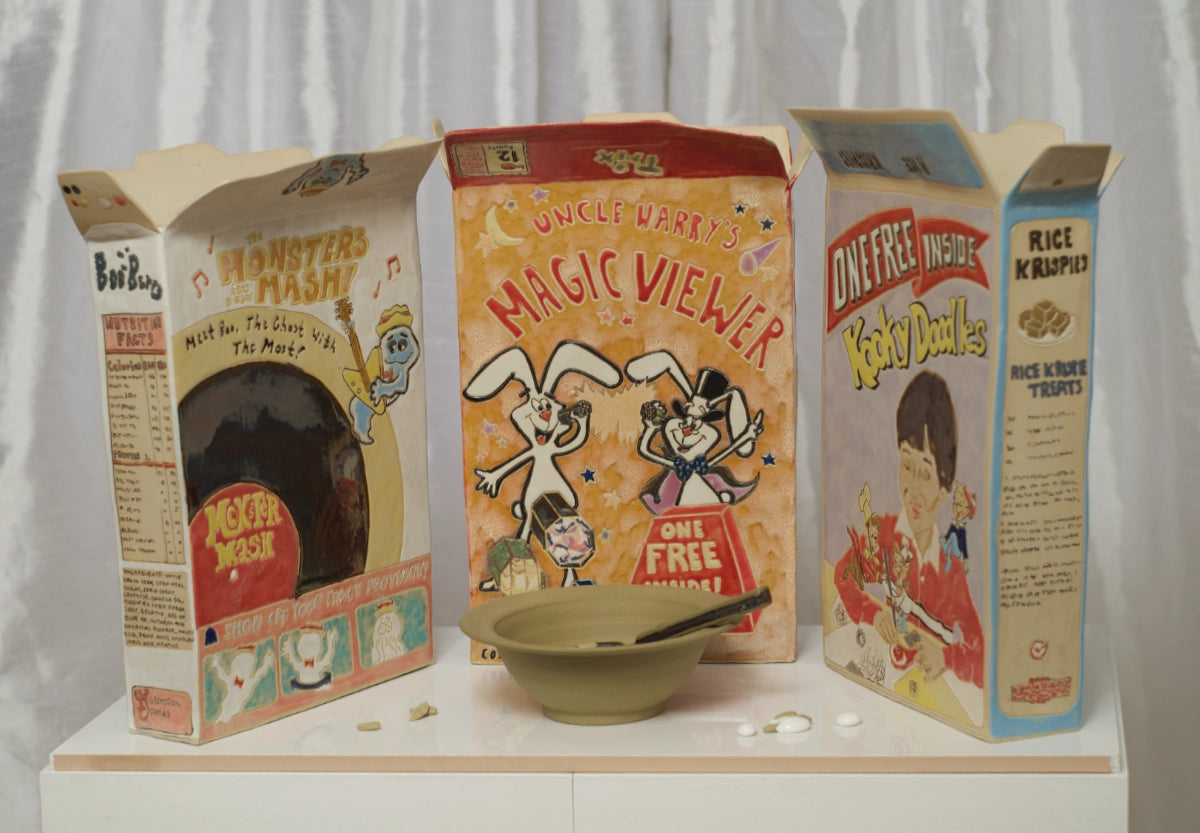 If By Some Magic a Fort of Cereal Boxes Could Render You Invisible to Your Older Brothers While You Try and Have a Nice Breakfast