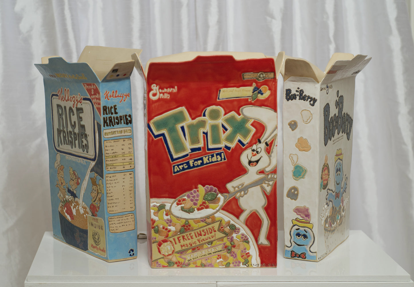 If By Some Magic a Fort of Cereal Boxes Could Render You Invisible to Your Older Brothers While You Try and Have a Nice Breakfast